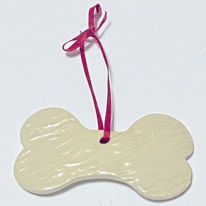 Ceramic Dog Bone Ornament Decoration